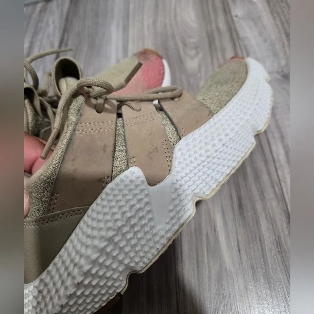 ADIDAS PROPHERE TRACE KHAKI CARGO BEIGE Pink SIZE 6 Men Or 7.5 Women